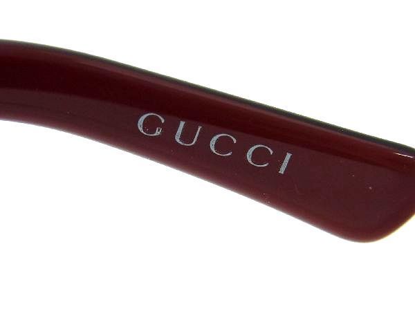 1円 GUCCI グッチ GG 2820/F/S J5GVT 62□12 120 サングラス 眼鏡 メガネ めがね レディース メンズ ボルドー系 CB1094_画像5