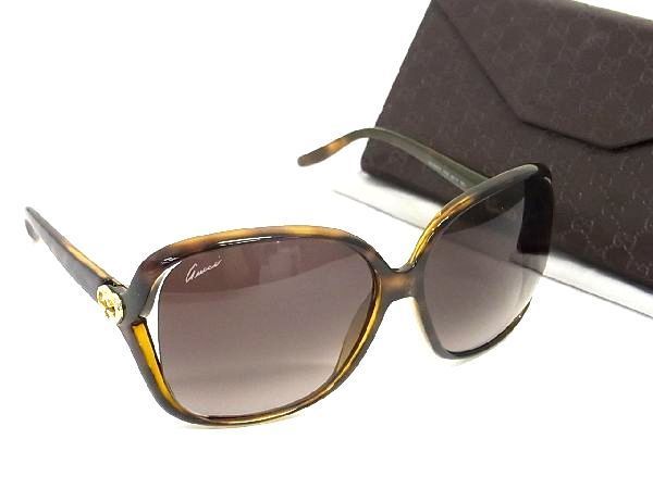 GUCCI グッチ サングラス GG3500/S 60□14-120 べっ甲調 1円 □美品□ GUCCI グッチ GG3500/S 791J6 60□14 120 ハート