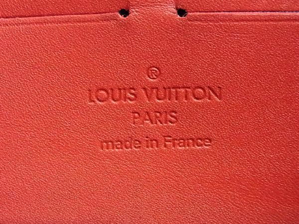 1円 ■美品■ LOUIS VUITTON ルイヴィトン M95856 スハリ ポルトフォイユ ル ファヴォリ 二つ折り 長財布 ウォレット レッド系 BF3919_画像6