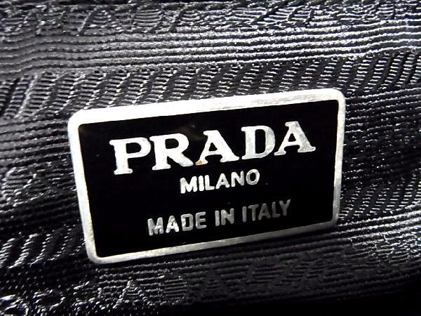 1円 ■美品■ PRADA プラダ B6243 テスートナイロン トートバッグ ハンドバッグ レディース グリーン系 BE7004_画像6