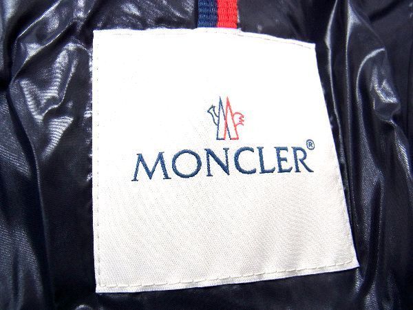 1円 ■新品■未使用■ MONCLER モンクレール ALEIG GIUBBOTTO ナイロン100% ダウンジャケット サイズ0 アウター ネイビー系 AS1185_画像4