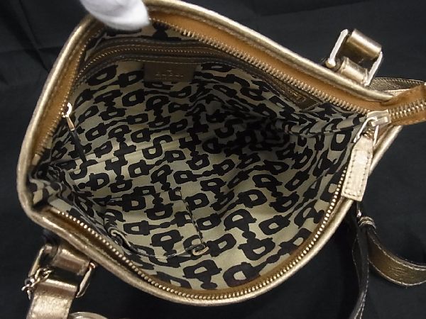 1円 GUCCI グッチ 144388 213317 GG柄 GGキャンバス×レザー クロスボディ ショルダーバッグ 斜め掛け レディース ベージュ系 AS4387_画像5