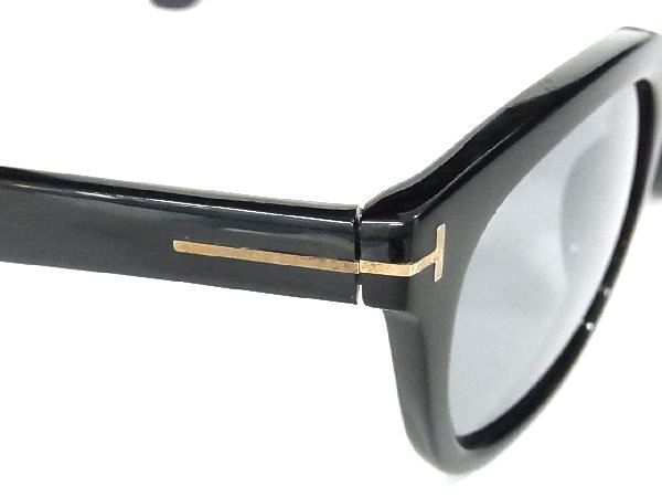 1円 TOM FORD トムフォード TF211 AF 02C 53□21 140 サングラス メガネ 眼鏡 メンズ レディース ブラック系 AV2876_画像3