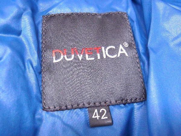 1円 ■美品■ DUVETICA デュベティカ ダウンジャケット アウター 上着 表記サイズ42 洋服 レディース ブルー系 BD9856_画像4