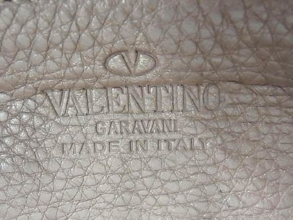 1円 GIANNI VALENTINO ジャンニ ヴァレンティノ レザー スタッズ ハンドバッグ トート レディース ピンク系 EA1674_画像6