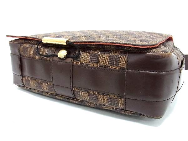 1円 LOUIS VUITTON ルイヴィトン N45258 ダミエ バスティーユ クロスボディ メッセンジャーバッグ ショルダー ブラウン系 BF4554_画像4