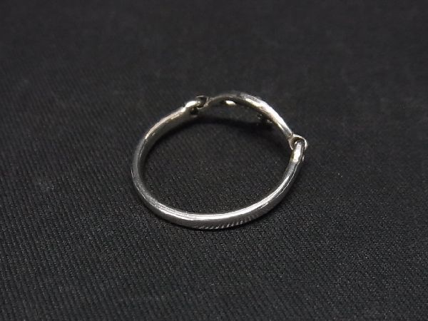 1円 ■美品■ Vivienne Westwood ヴィヴィアンウエストウッド オーブ リング アクセサリー サイズM (約14号) シルバー系 AV2063_画像2