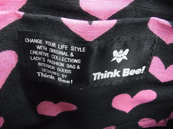 1円 ■美品■ Think Bee! シンクビー！ キャンバス×パイル フラワー チェーン ショルダーバッグ ミニバッグ ベージュ系 BG5235_画像6