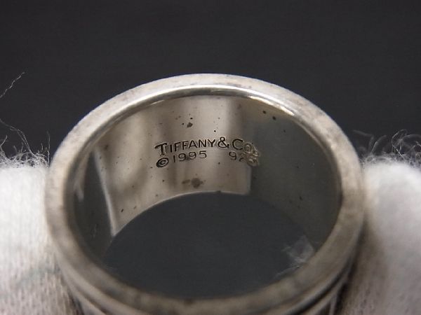 1円 TIFFANY＆Co ティファニー アトラス ワイド SV925 リング 指輪 アクセサリー 約12号 メンズ レディース シルバー系 AT1677_画像4