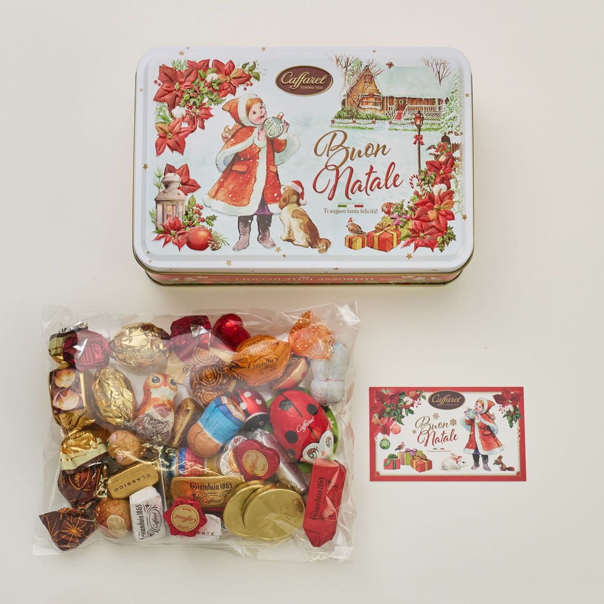 カファレル』チョコレートBOX・メッセージ付き(16周年記念デザイン缶