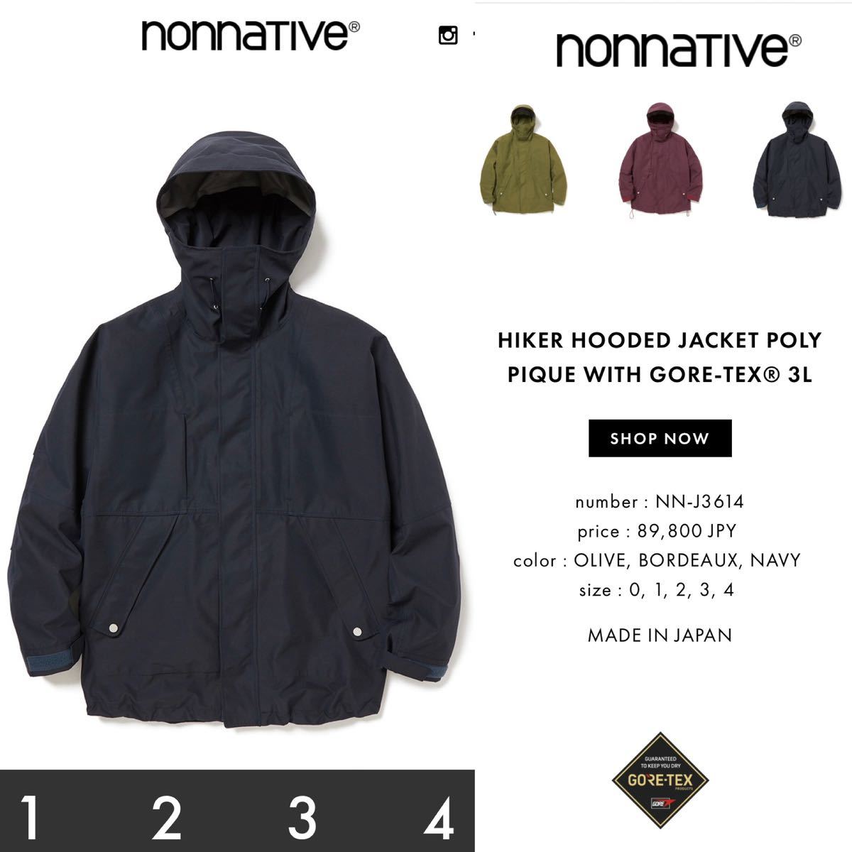 ジャケットnonnative ノンネイティブ マウンテンジャケット ジャケットnonnative ノンネイティブ マウンテンジャケット