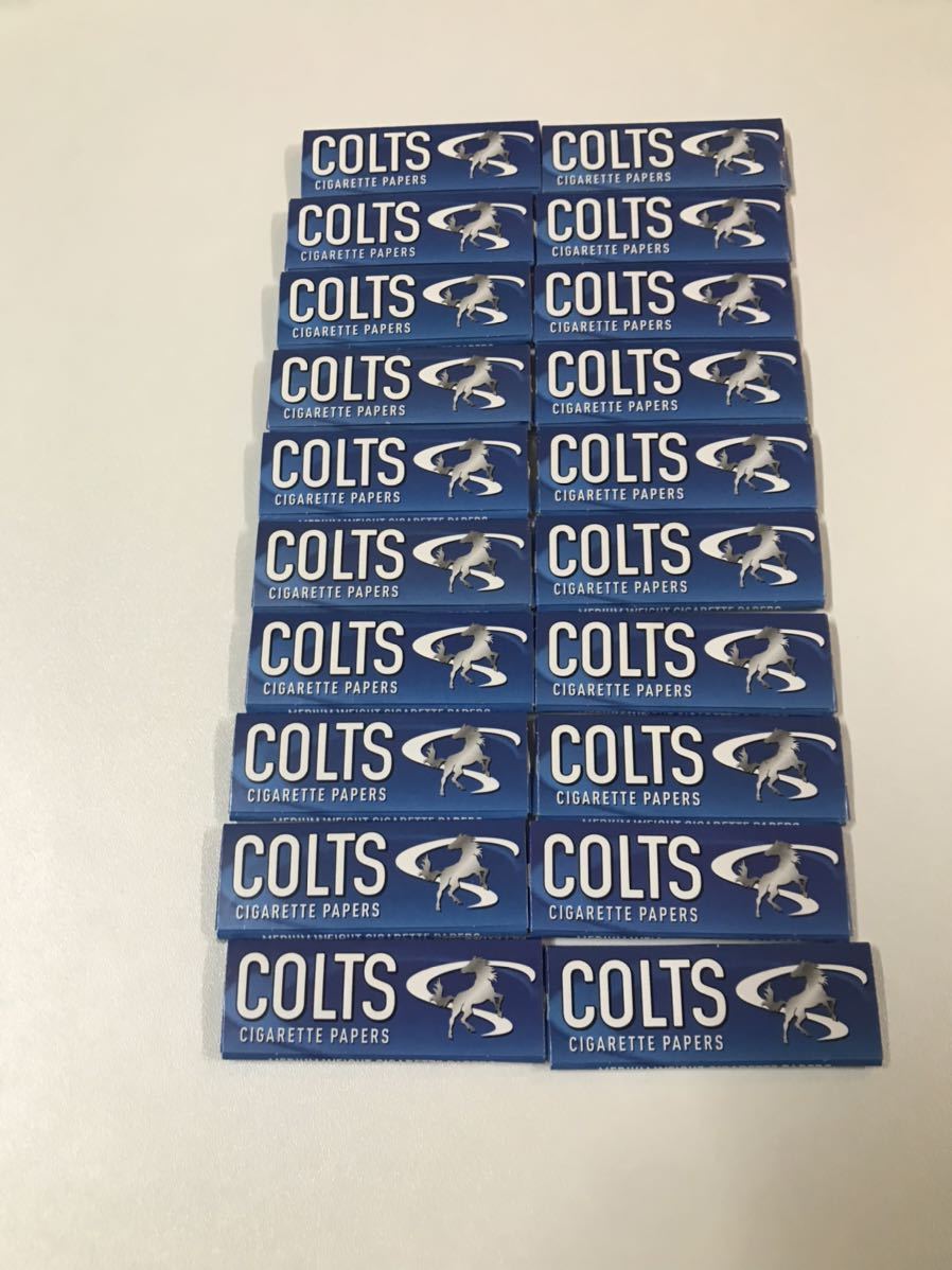 COLTS 新品未使用 手巻き タバコ ペーパー 20個セット COLTS cigarette rolling papers コルツ colts_画像1