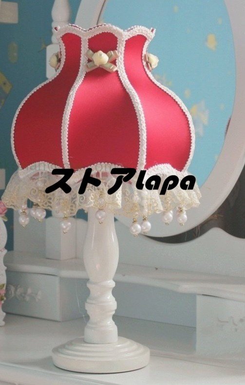 照明 スタンドライト テーブルランプ デスクライト姫系雑貨 花柄 ローズステンド q2173_画像1