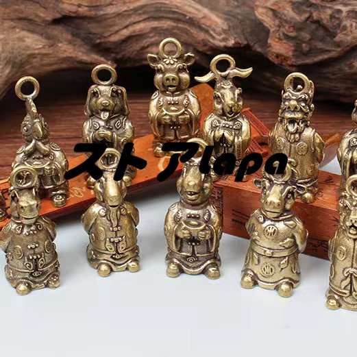 希少新品！十二支人身獣首レトロ置物【純銅】 q2020