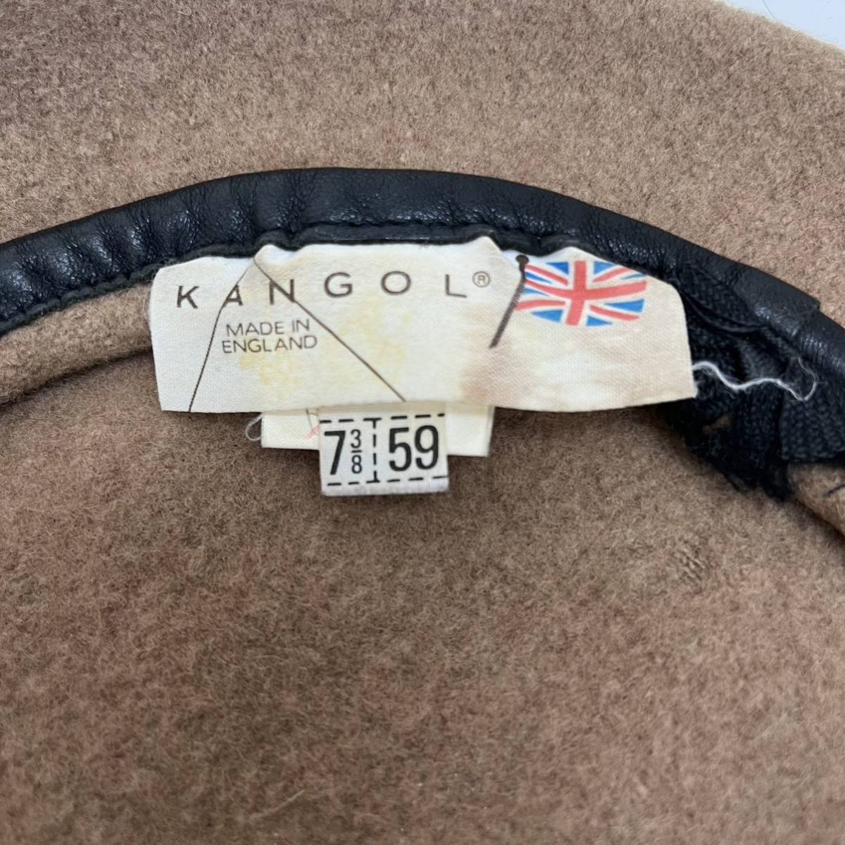 KANGOL カンゴール ベレー帽 カンゴールハンチング イギリス製　ウールベレー帽　ヴィンテージ　90年代_画像3