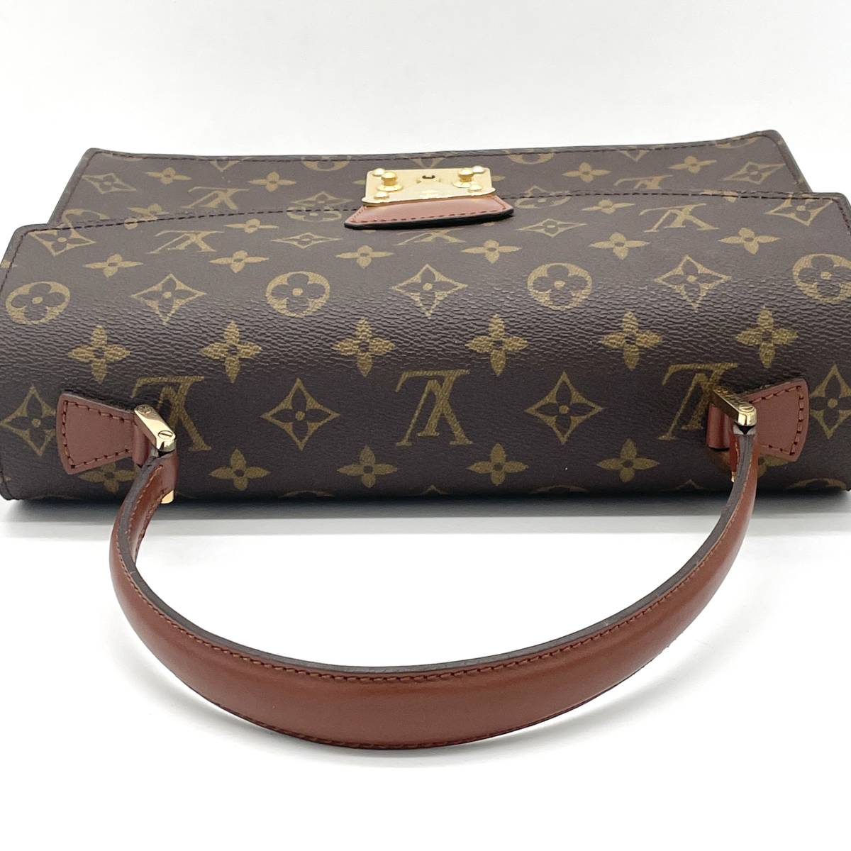 1円 極美品 LOUIS VUITTON ルイヴィトン モノグラム コンコルド ハンドバッグ ゴールド金具 ヴィンテージ M51190_画像5