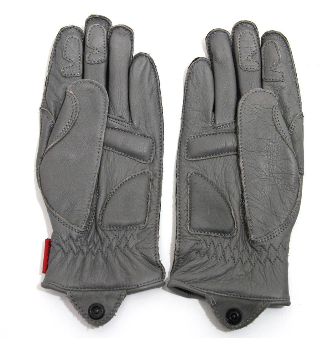 【50％引】（4882）ロッソ　 RSG-239　グレージュ（S）ステッチ レザー グローブ