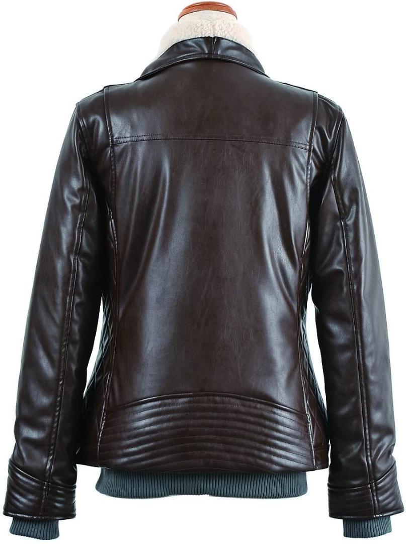 【45％引】（4333）ロッソ ROJ-959 ボルドー（M）フェイクレザージャケット