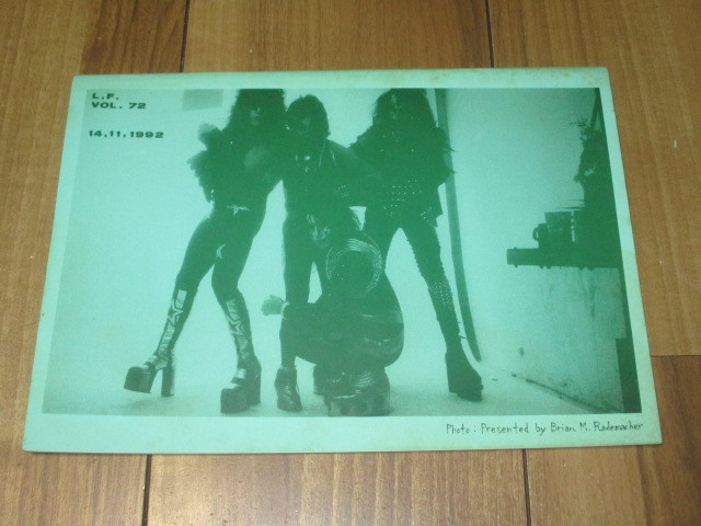 kis бюллетень фэн-клуба KISS FAN CLUB JAPAN L.F. Vol.72 \'92 Gene Symons paul (pole) Stanley блюз кий lik Eric певец 