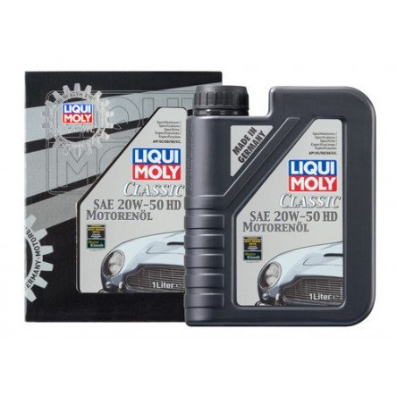 LIQUI MOLY リキモリ クラシックモーターオイル SAE 20W50 1L 1128 LIQUI MOLY リキモリ エンジンオイル 20W-50 1L 1リットル Classic_画像1