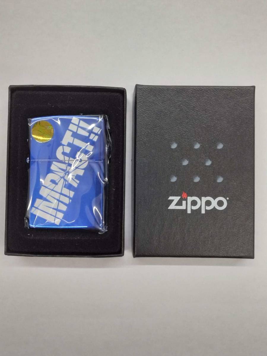 #744 Zippo★IMPACT!!　未使用品 JT マイルドセブン インパクト MILD SEVEN 懸賞当選品 非売品　箱入り_画像1