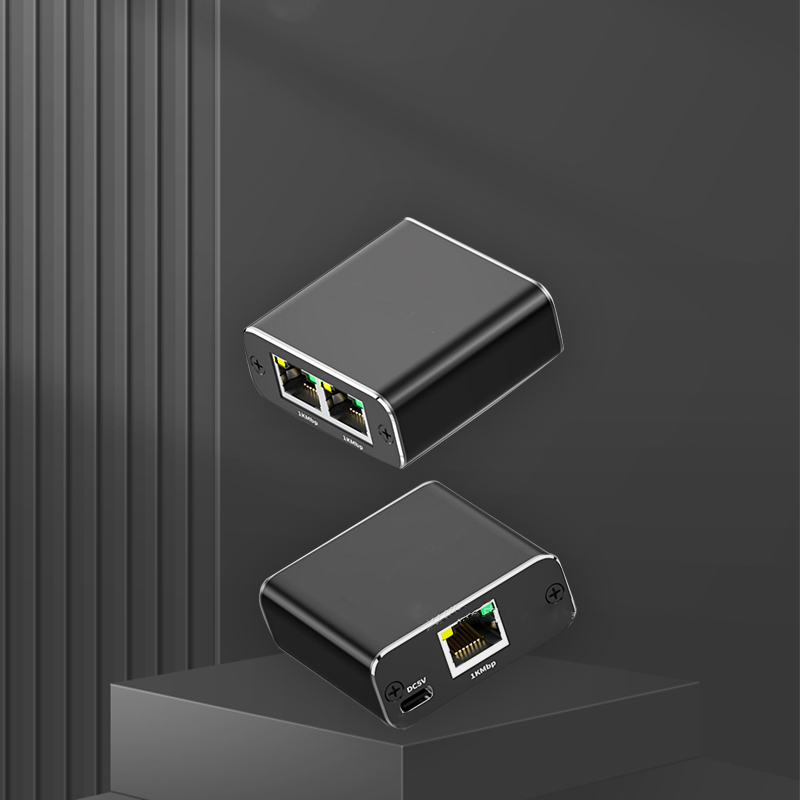 LAN分岐器 1Gbps ギガ LANポート増設 拡張 アダプター RJ45 ラン中継コネクタ lanハブ ルーター2ポート ネットワークスプリッタアダプタ CA_画像10