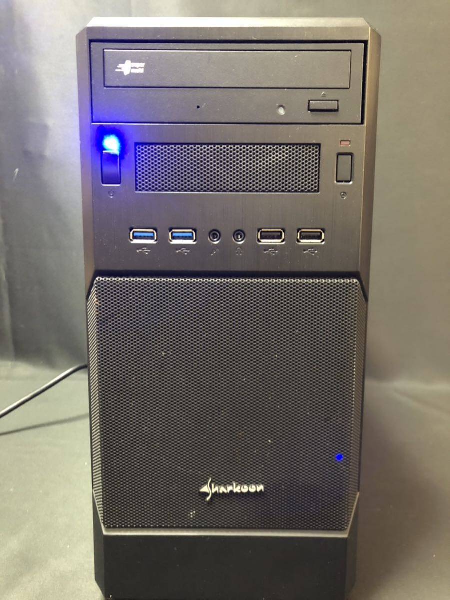 11^19 動作品 自作PC Intel(R) Core i5 2500K CPU 3.30GHz搭載 、SHARKOON SHA-MS140 ミニタワー型PCケース(MicroATX)_画像4