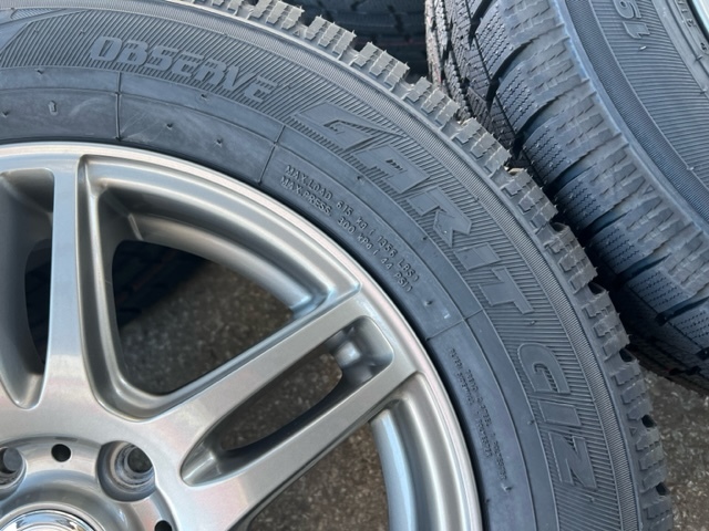 2023年製 新品 国産スタッドレス LAYCEA 15インチ 6J+53 195/65R15 ノア ヴォクシー エスクァイア アイシス ステップワゴン アクセラ_画像7