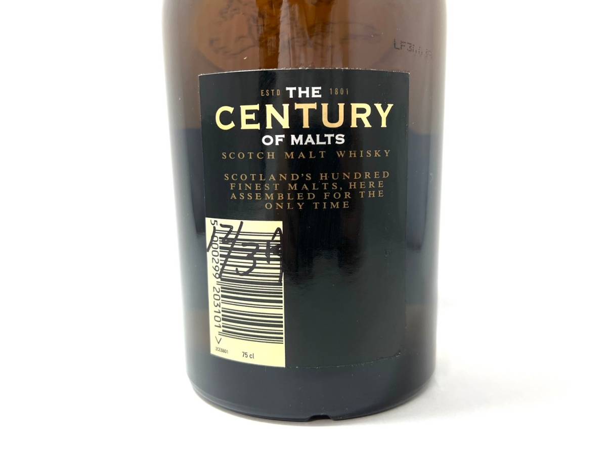 【未開栓】シーバス ブラザーズ THE CENTURY OF MALTS センチュリーオブモルト 100 750ml 43％ スコッチ モルト ウイスキー お酒(SER1455)_画像7