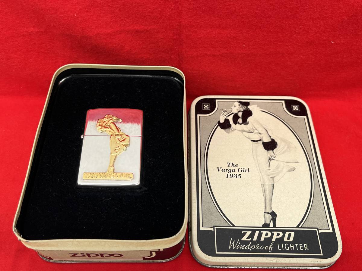 ZIPPO ジッポライター 1935 VARGA GIRL バルガガール ケース付-