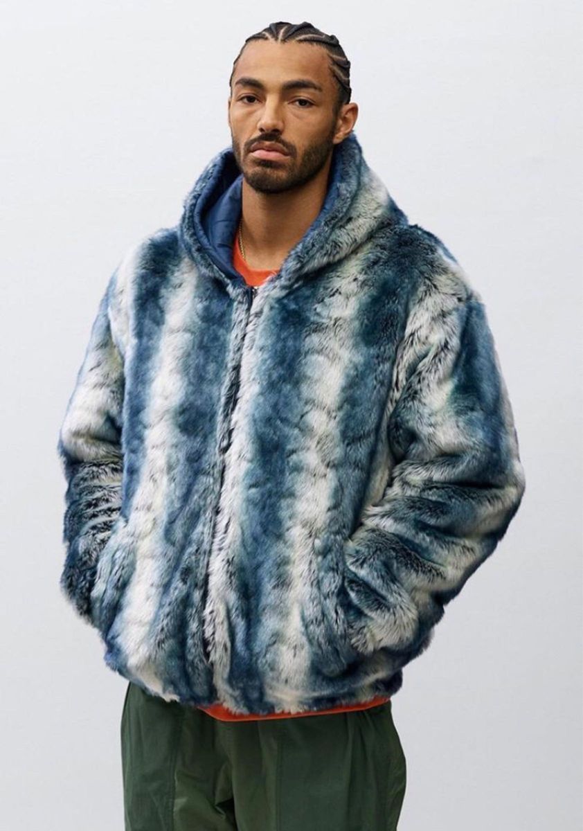 Supreme Faux Fur Reversible HoodedJacket