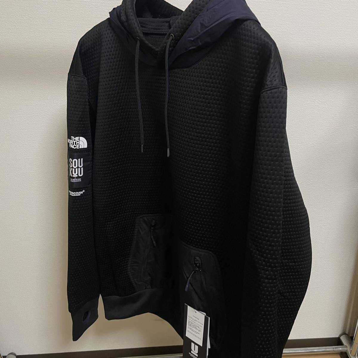 【THE NORTH FACE × UNDERCOVER 】DotKnit DOUBLE HOODIE ドットニットダブルフーディ【L】ノースフェイス×アンダーカバー 撥水パーカー