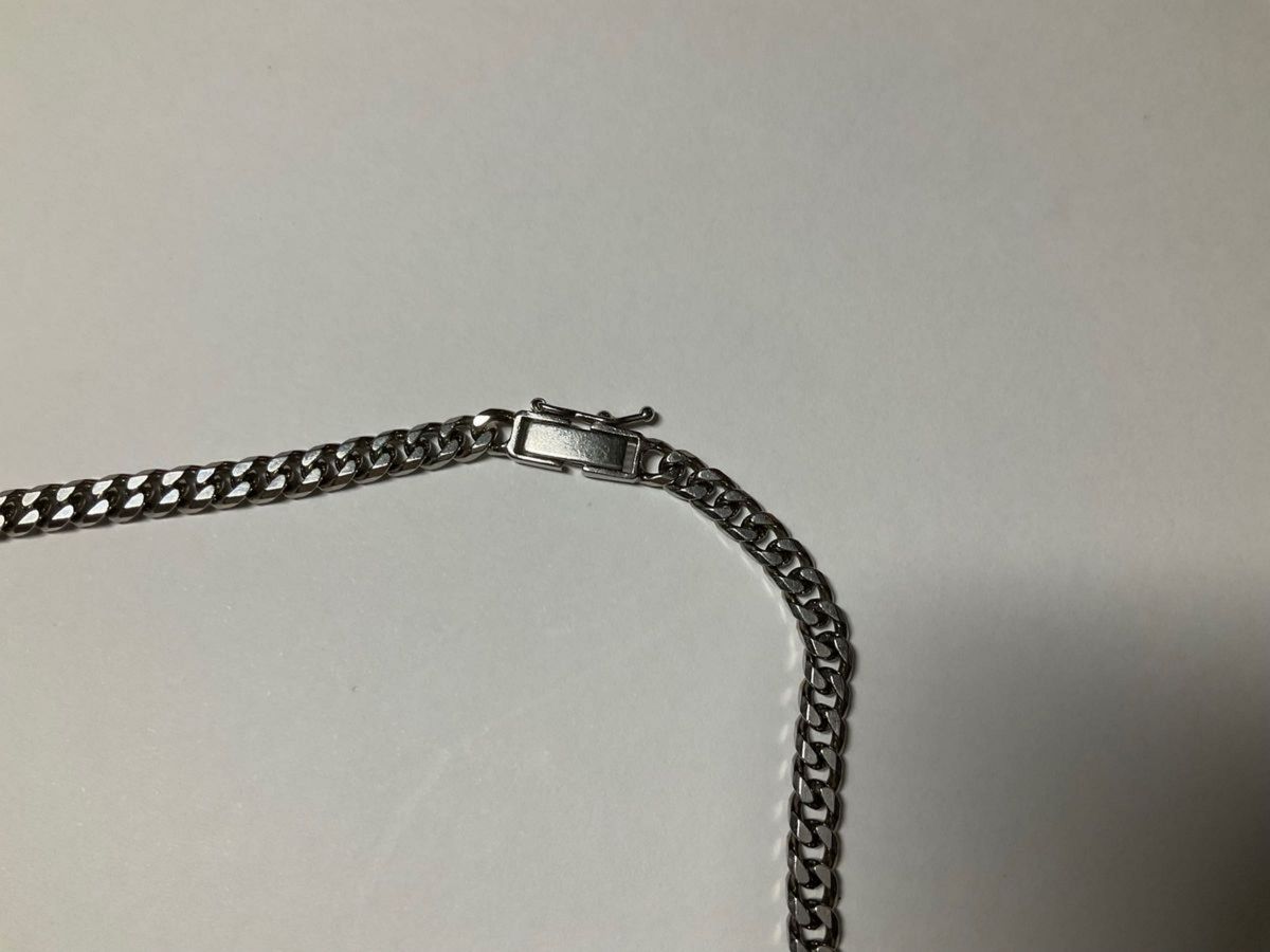ネックレス pt850 喜平 8面シングル 造幣局刻印あり 50 2g 約50g ネックレス pt850 喜平 8面シングル 造幣局刻印あり 50 2g 約50g