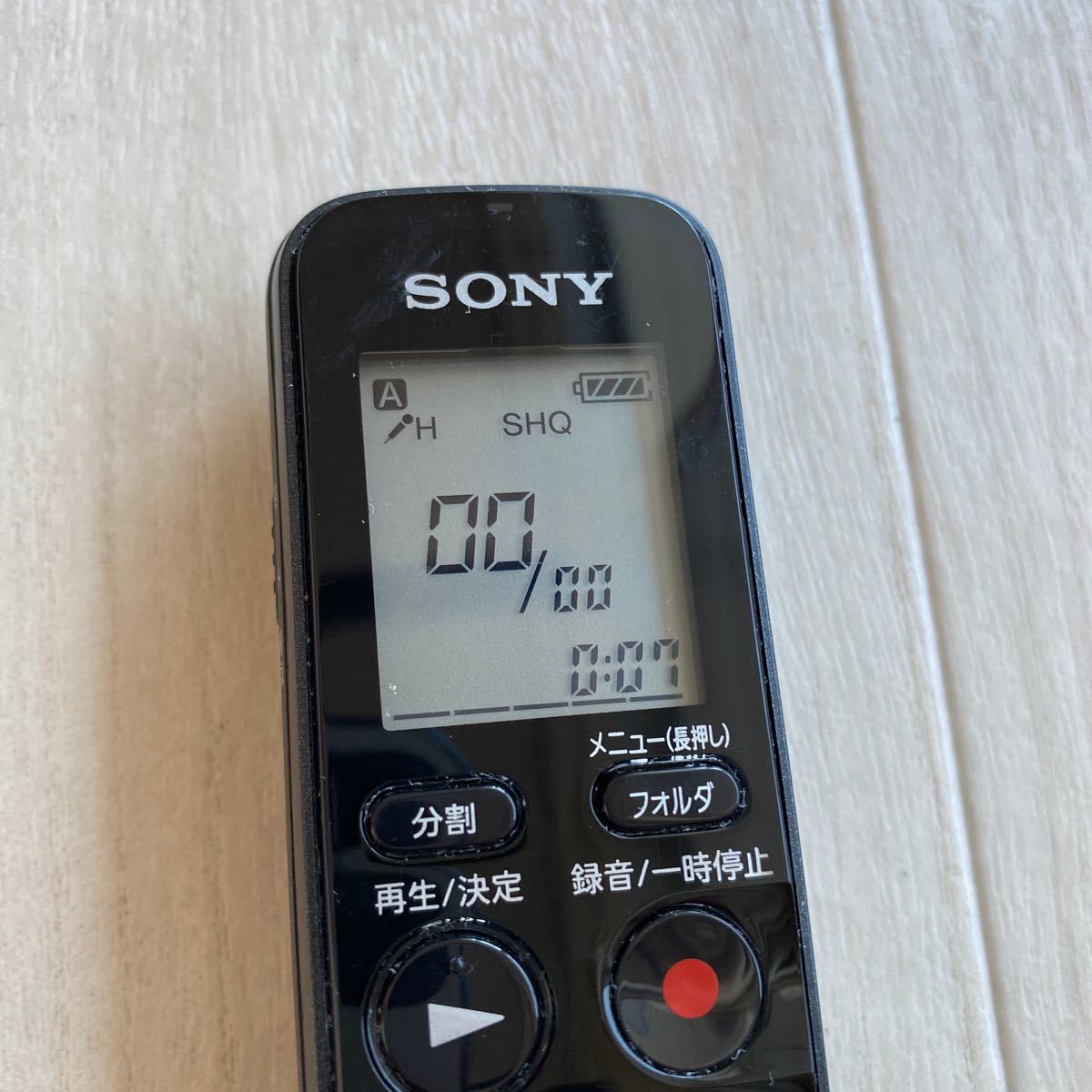 SONY ICD-BX122 ソニー ICレコーダー ボイスレコーダー 送料無料 S710_画像3
