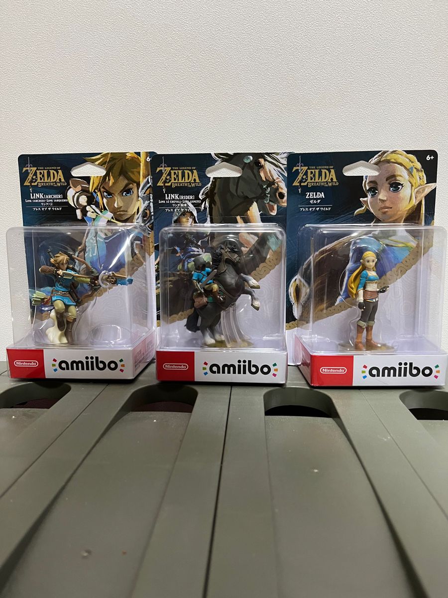 amiibo ゼルダの伝説 ブレス オブ ザ ワイルド 3点セット-