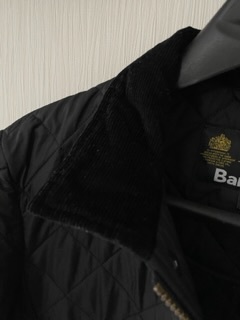 Barbour バブアー キルティングジャケット 黒 3ワラント_画像5