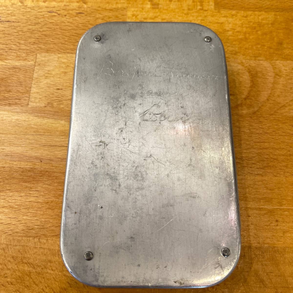  Vintage Richard Wheatley? ho i tray? старый aluminium fly box Англия производства?