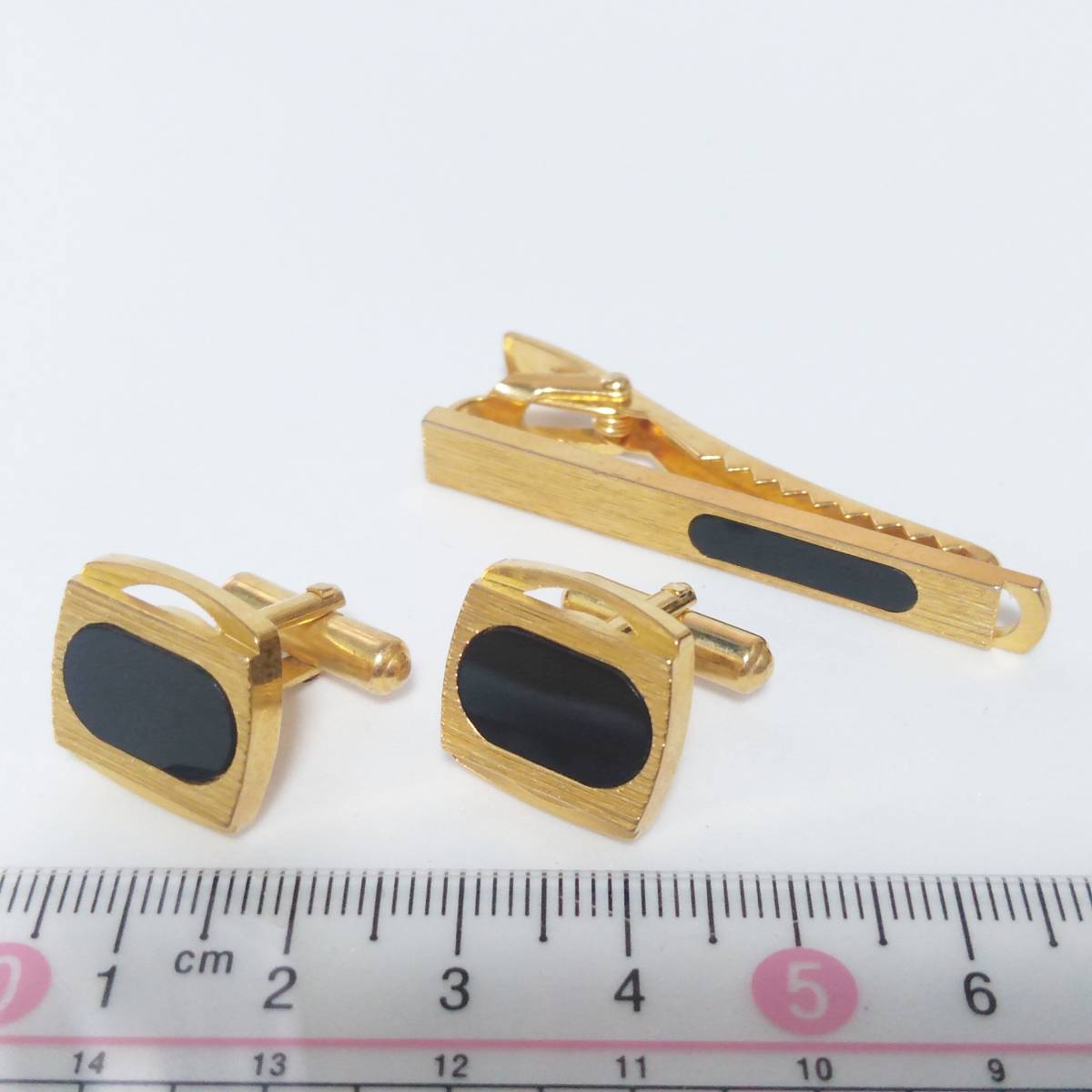 ○ CA63/Mufflinks/Mufflinks/SIG PIN -SET/Gold/Type/Thipe/Type Type Decorative Accessories Бесплатная доставка