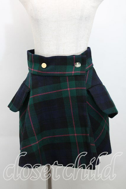 【Vintageオークション】Vivienne Westwood / ピンクゴードンライディングスカート ヴィヴィアン UK12 緑 H-23-11-23-014-bl-IN-ZH_画像1