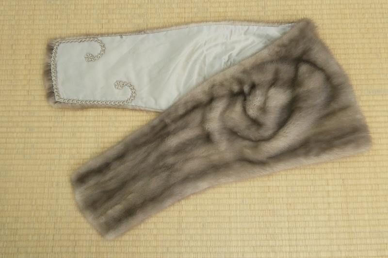 2210A-2218* circle writing / shawl / high class fur / mink / winter thing / outer / lady's /( packing size :80)