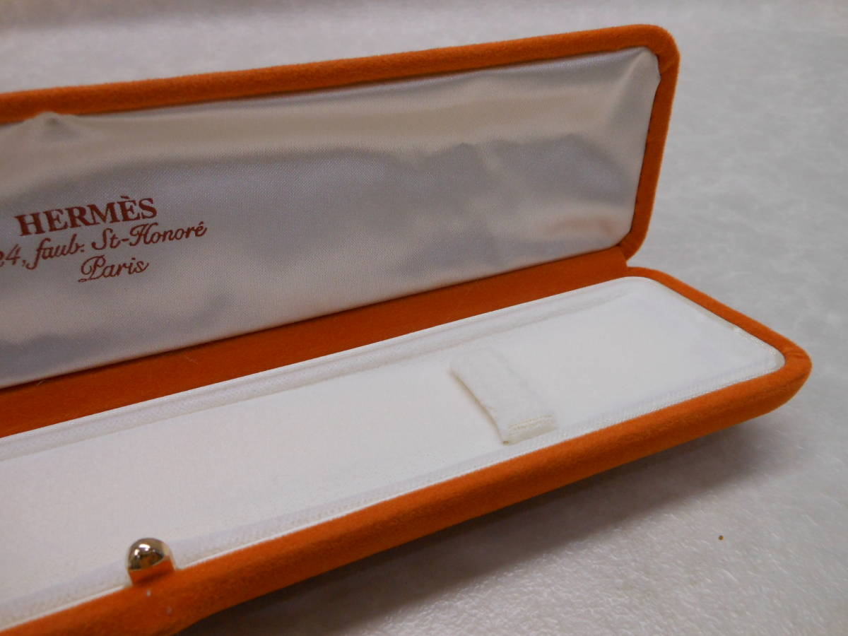 ◆空箱◆#24628 HERMES エルメス ブレスレット用 ケース 箱付 オレンジ 美品_画像3