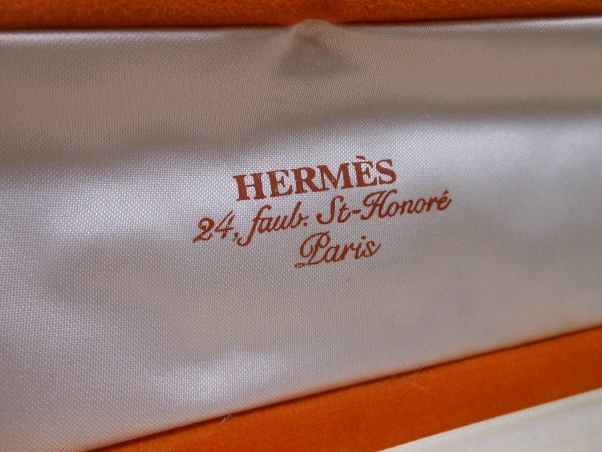 ◆空箱◆#24628 HERMES エルメス ブレスレット用 ケース 箱付 オレンジ 美品_画像2