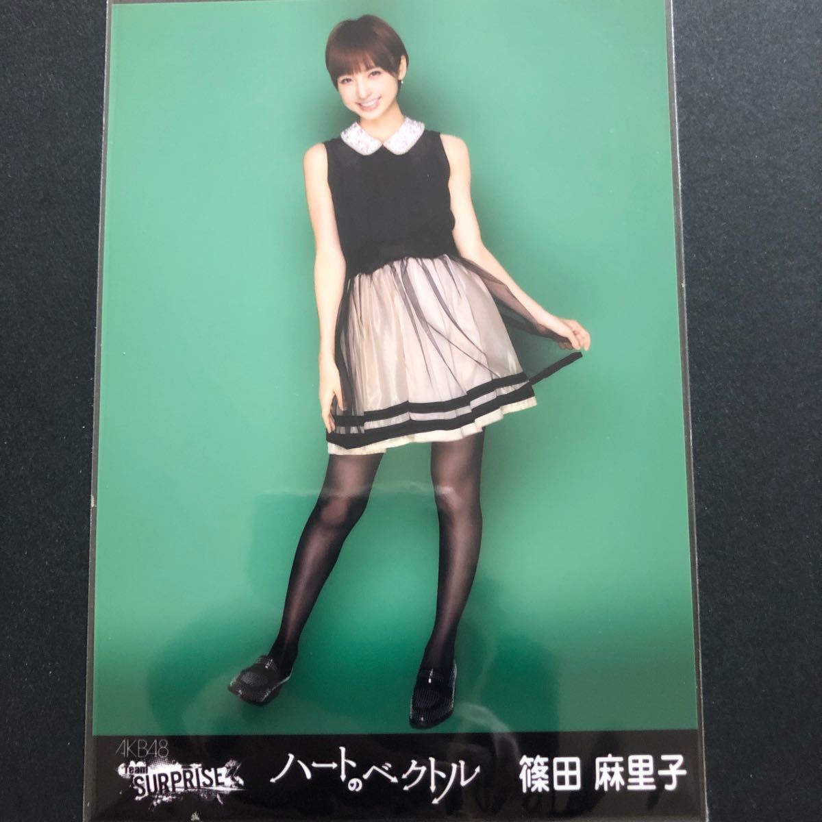 【同梱・おまとめ可】AKB48 生写真 チームサプライズ ハートのベクトル 篠田麻里子 ヒキ_画像1