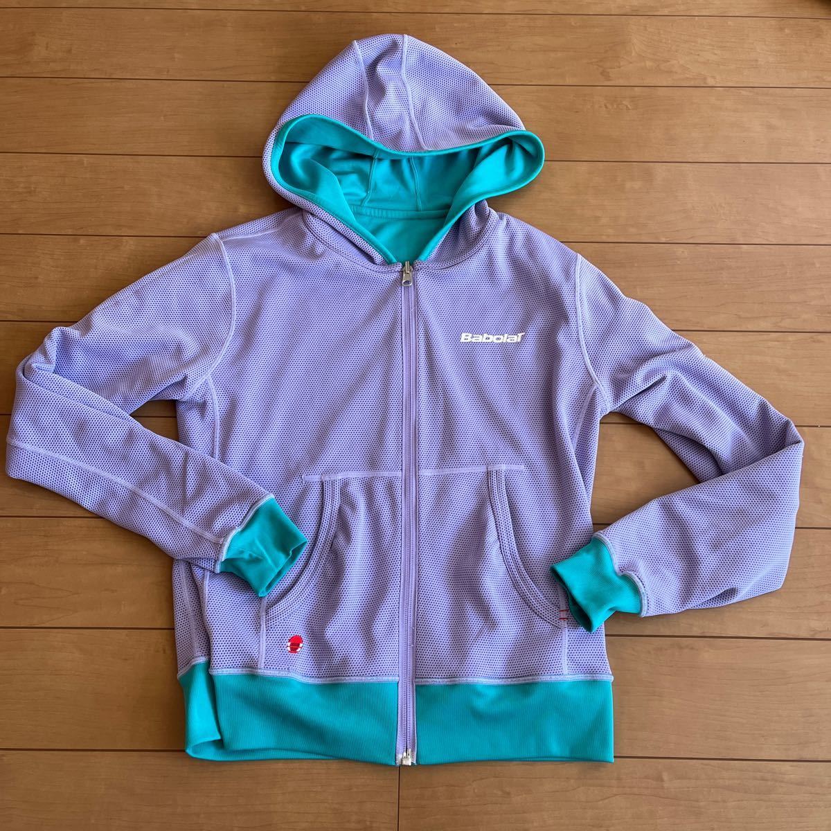 babolat バボラ　テニス　パーカー リバーシブル テニスラケット　スポーツウェア　ジップパーカー_画像5
