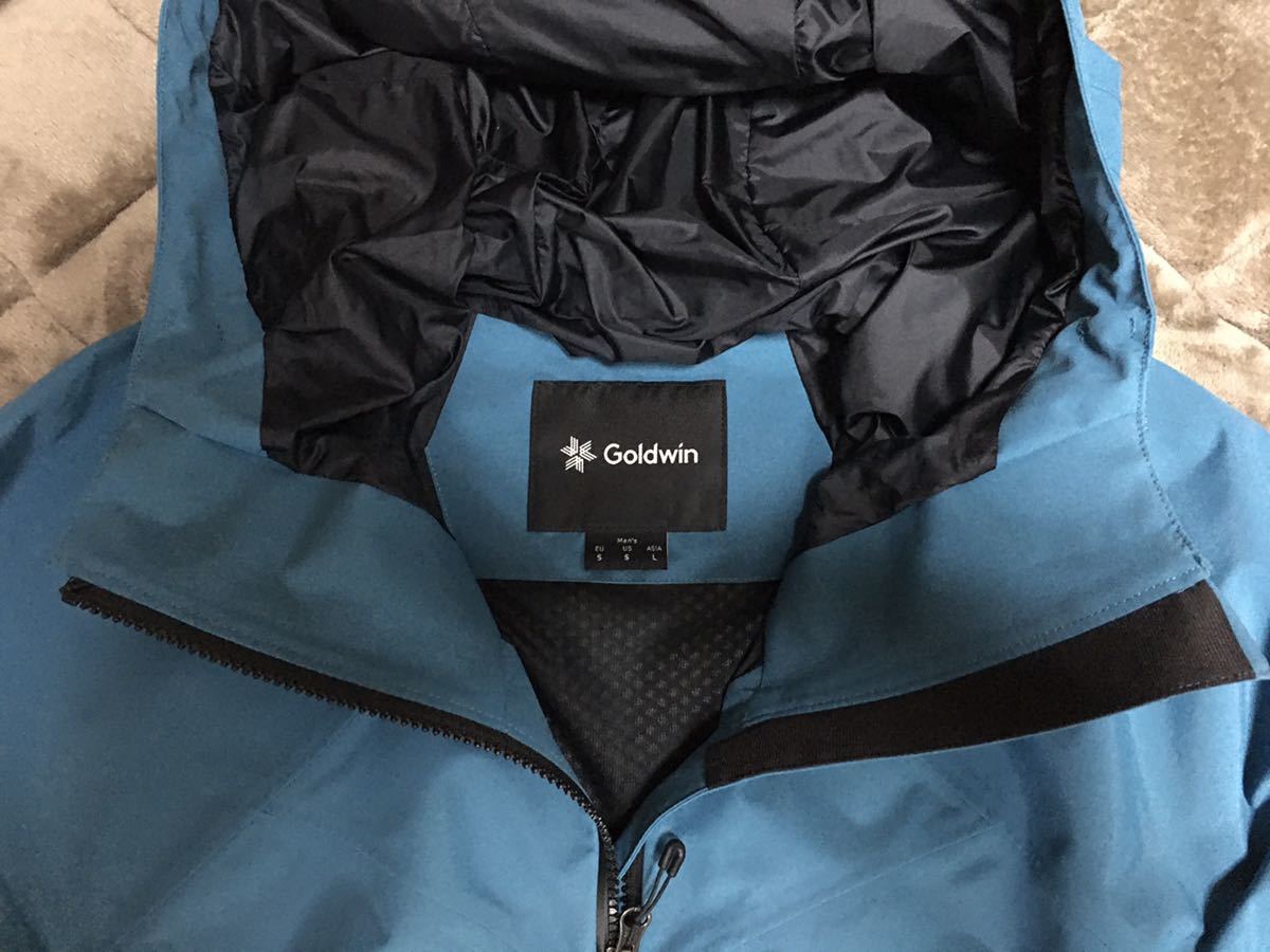 GOLDWINスキーウェア GORE-TEX 2L JACKET カラーGUグロットブルー サイズL G02301P_画像7