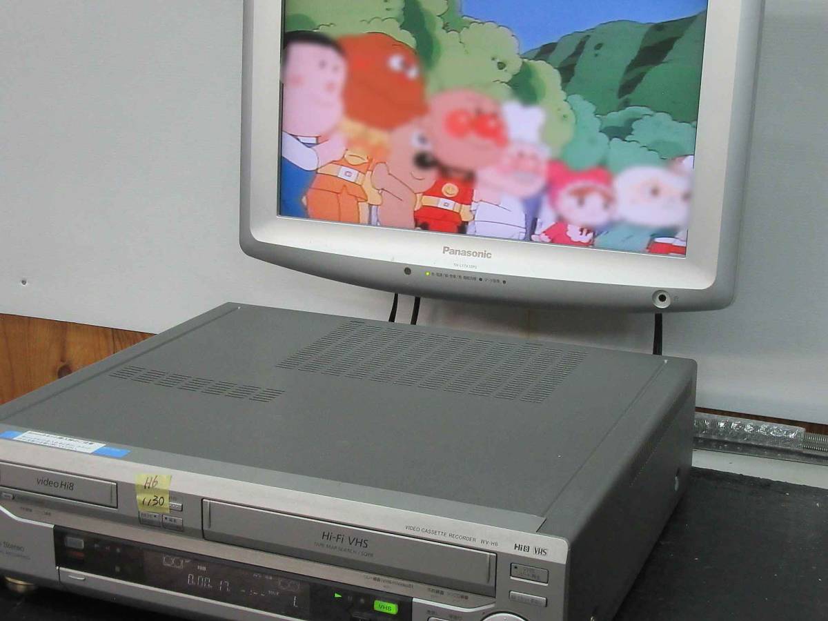 ★☆SONY 高画質Hi8/VHS・修理済保証付WV-H6動作美品 i1130☆★_画像3