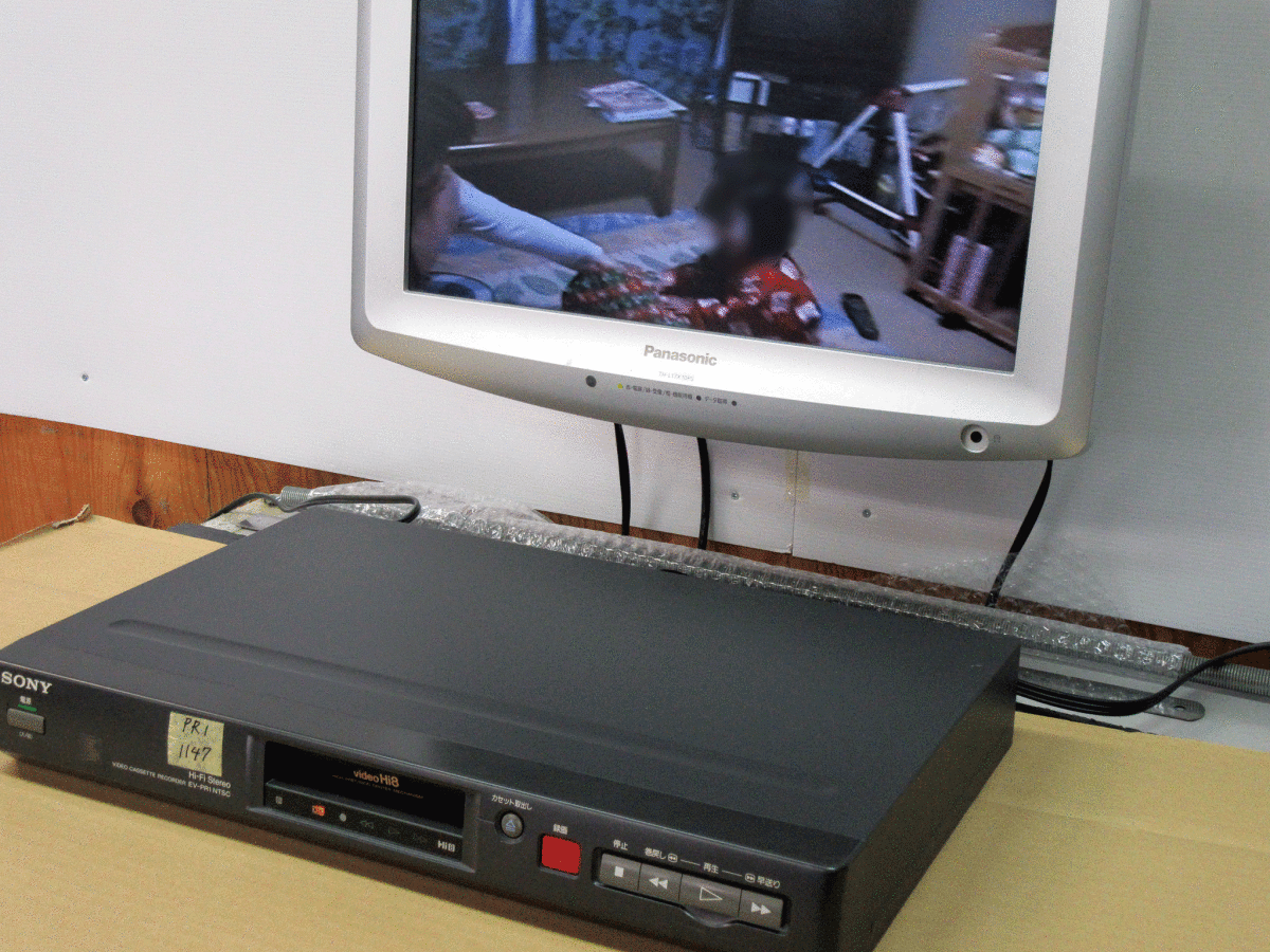 SONY 高画質Hi8ビデオデッキ・EV-PR1整備済保証付動作美品 h1147_画像2