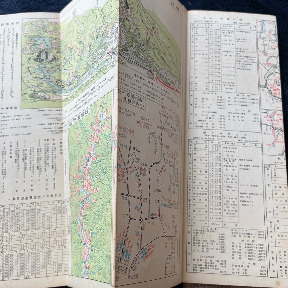 旅行案内図　交通共同出版社　旅程と費用概算付　車窓展望　古地図　ガイドブック　旅_画像7