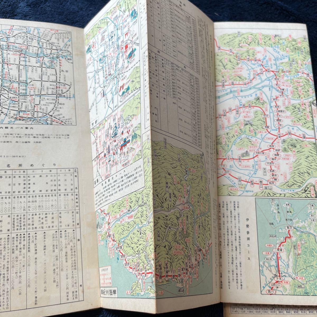 旅行案内図　交通共同出版社　旅程と費用概算付　車窓展望　古地図　ガイドブック　旅_画像8