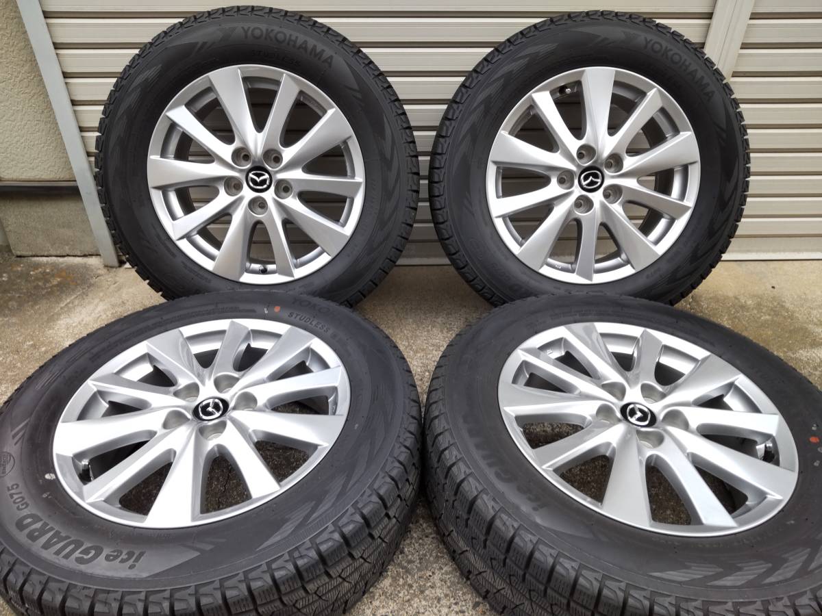 CX-5純正アルミホイール　iceGUARD SUV G075 　225/65R17　9分山　4本_4本セット！